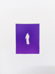 Purple Pictures in white frame